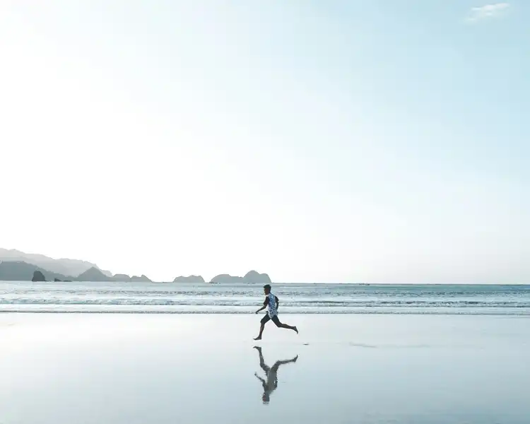 Course en bord de mer